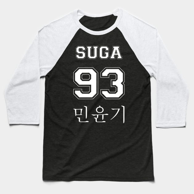 BTS - SUGA Baseball T-Shirt by IKIGAISEKAI